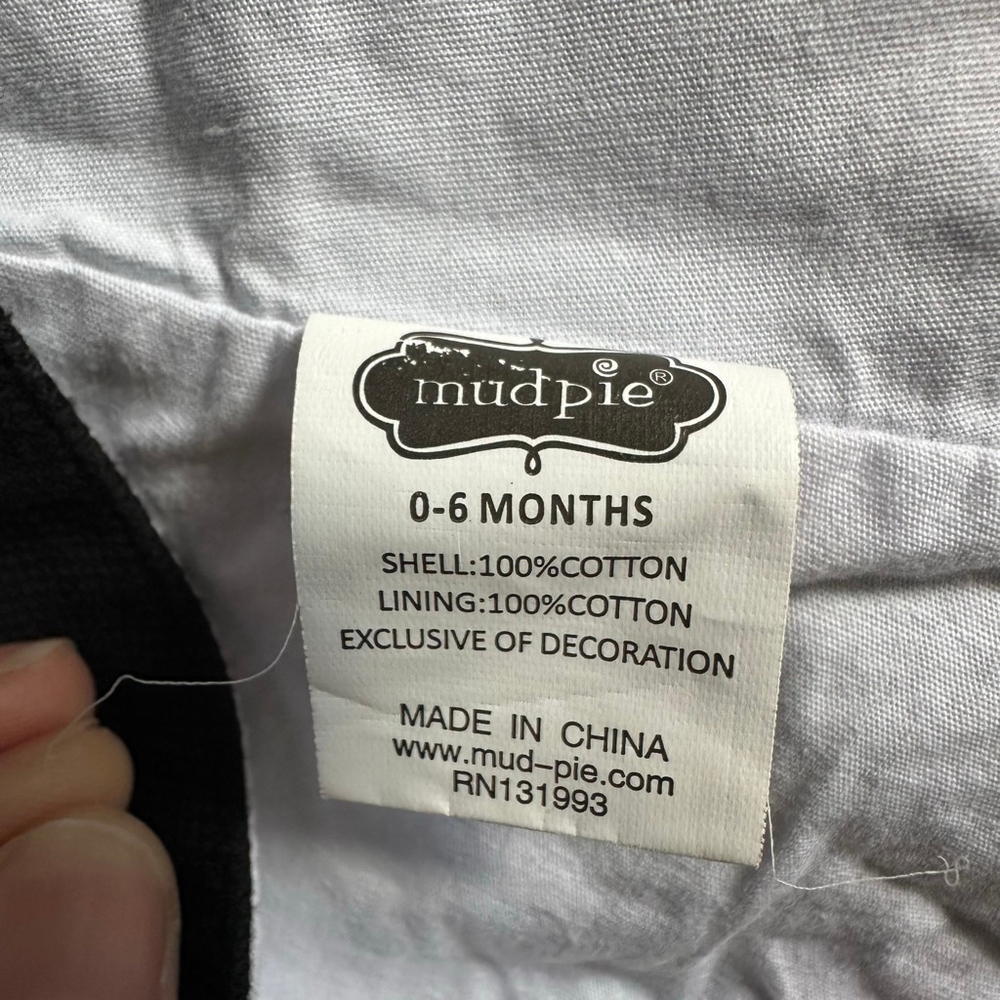 Baby Mud Pie Black Pink Floral Tank Top 0-6 Months - Picture 4 of 10